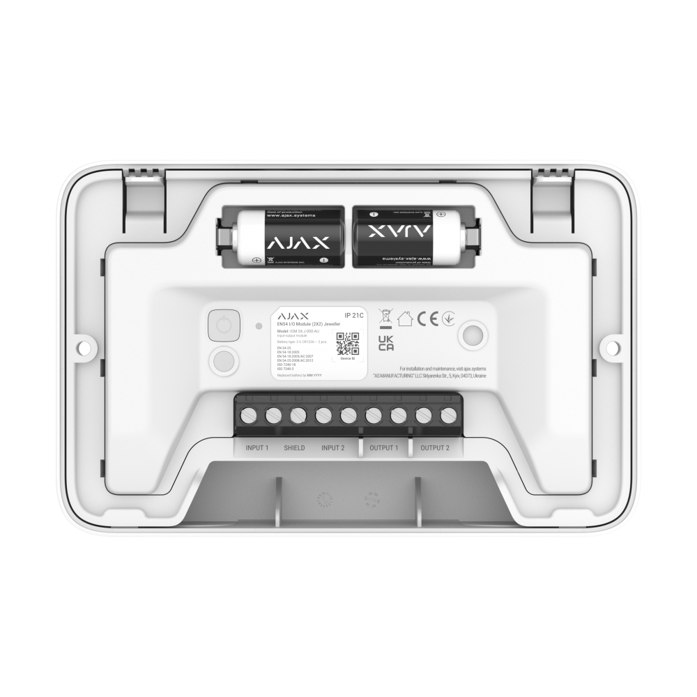 AJAX EN54 I/O Module 2x2, wit