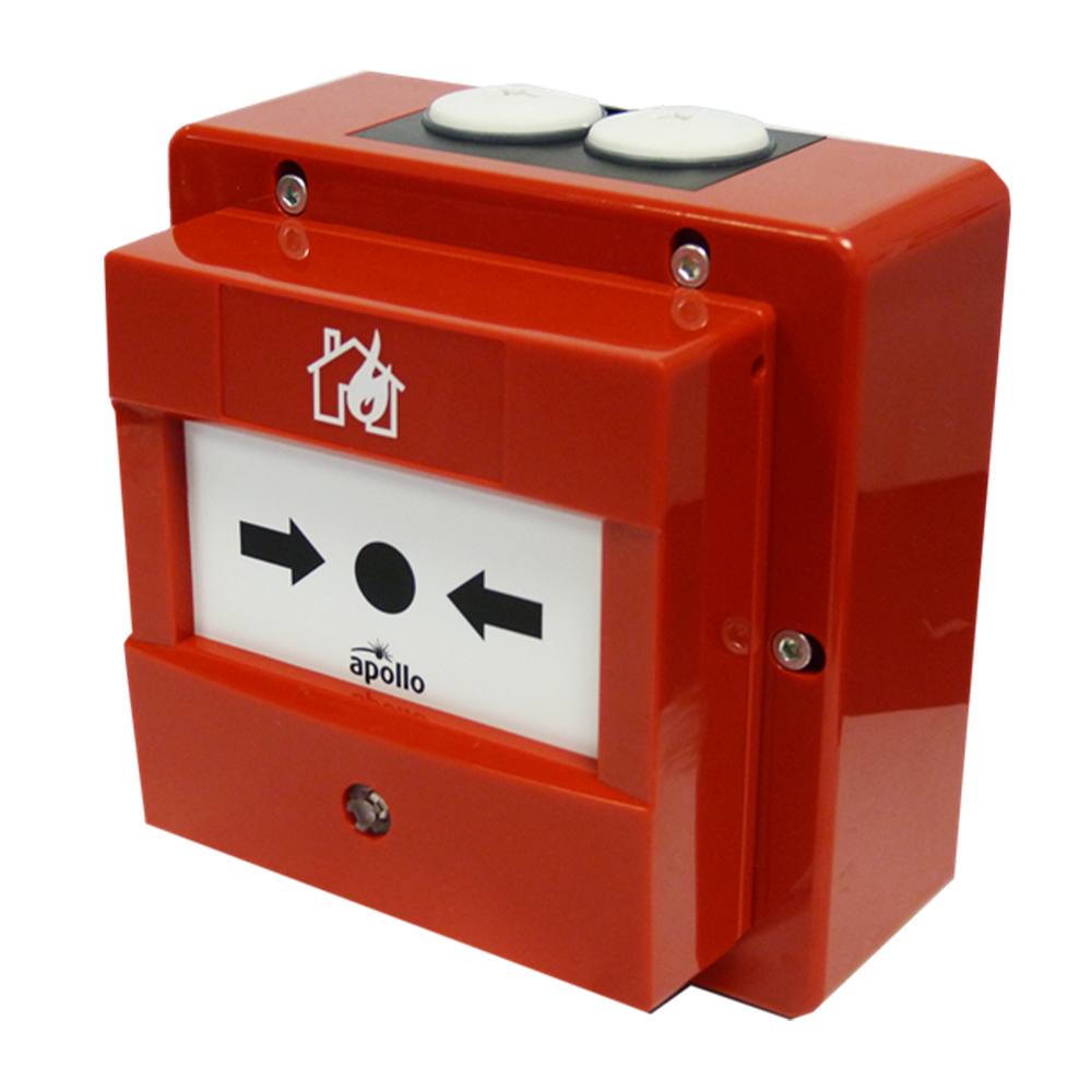 Discovery Handbrandmelder met isolator, (IP 67), rood