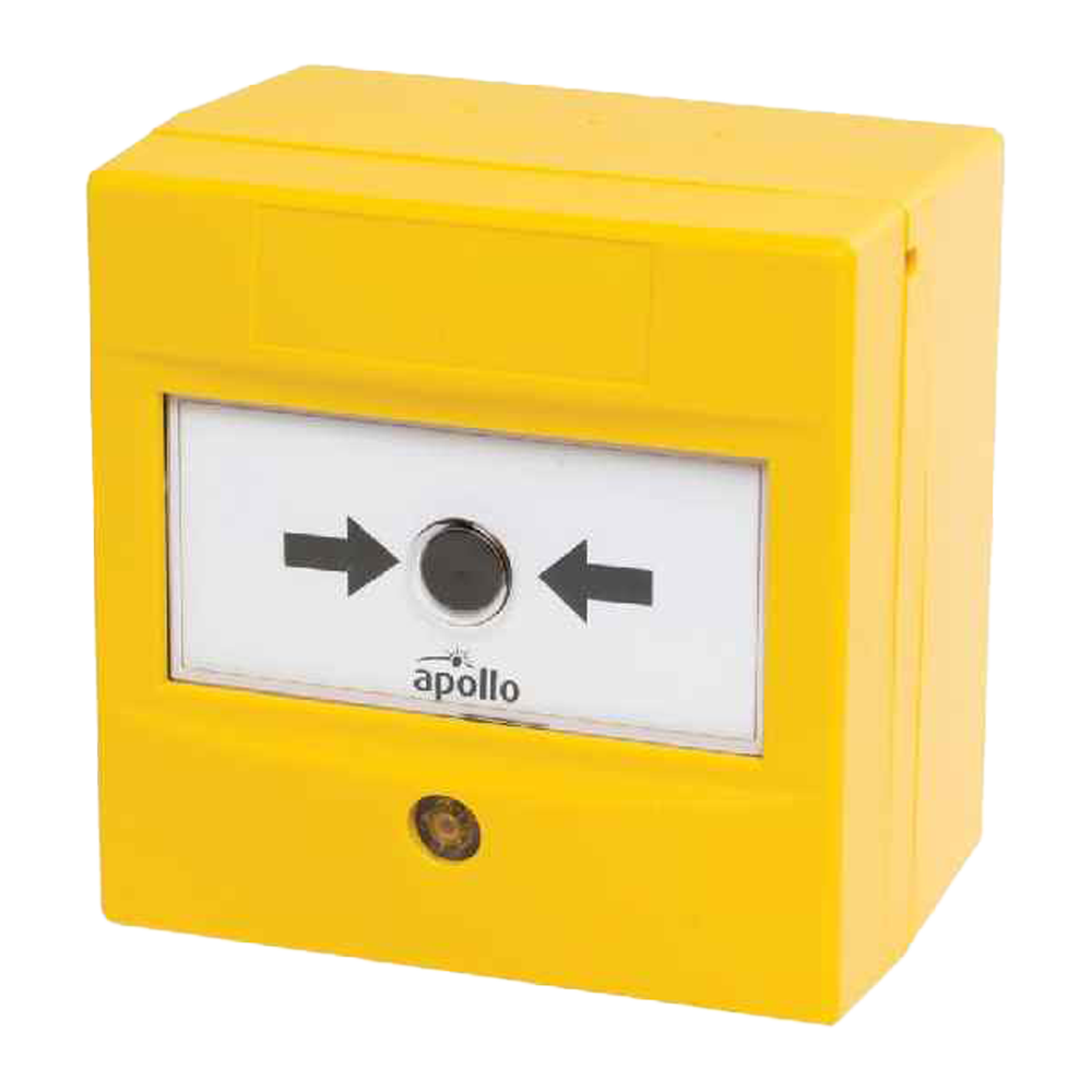 SOTERIA Handbrandmelder „Type A“, geel, met Isolator