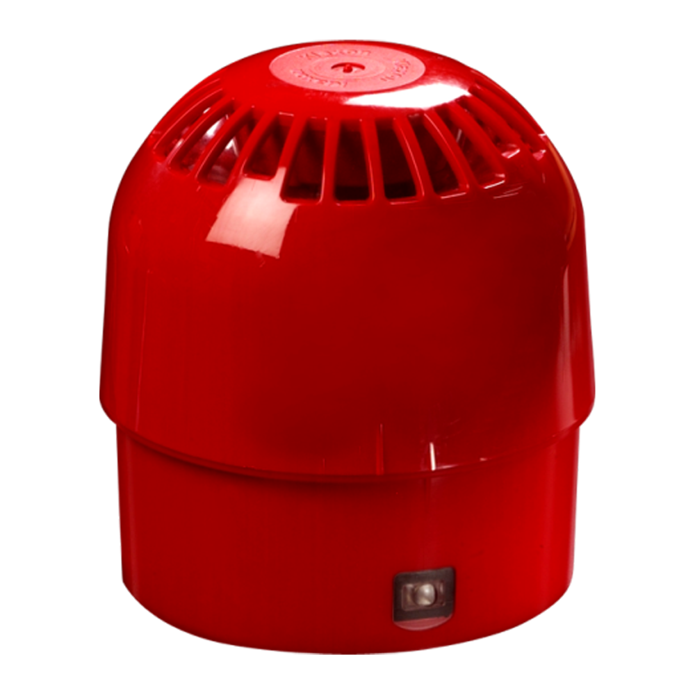 Alarmgever (slowwhoop) wandmontage, rood