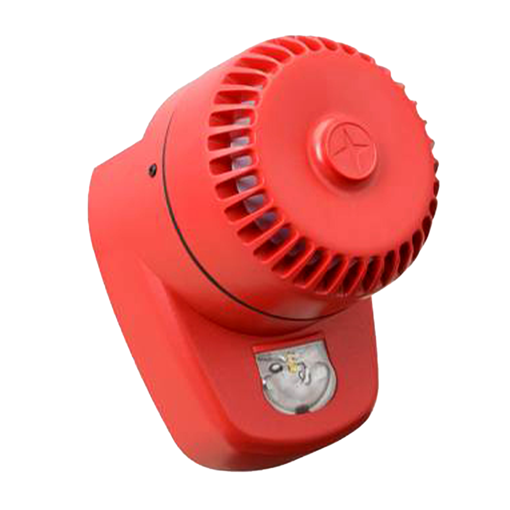 Gecombineerde sirene/flits conventioneel „RoLP LX Wall“, roo