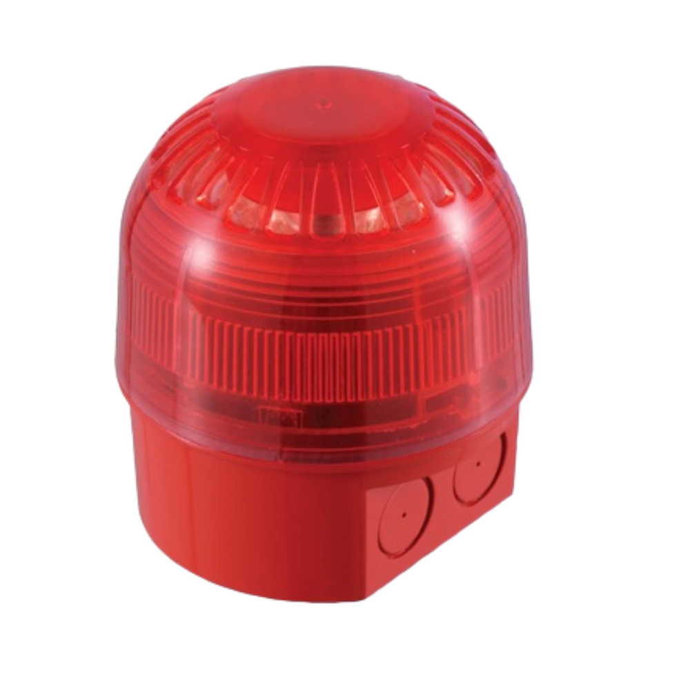 Sonos I.S. flitslicht rood met rode flits, ATEX-gekeurd