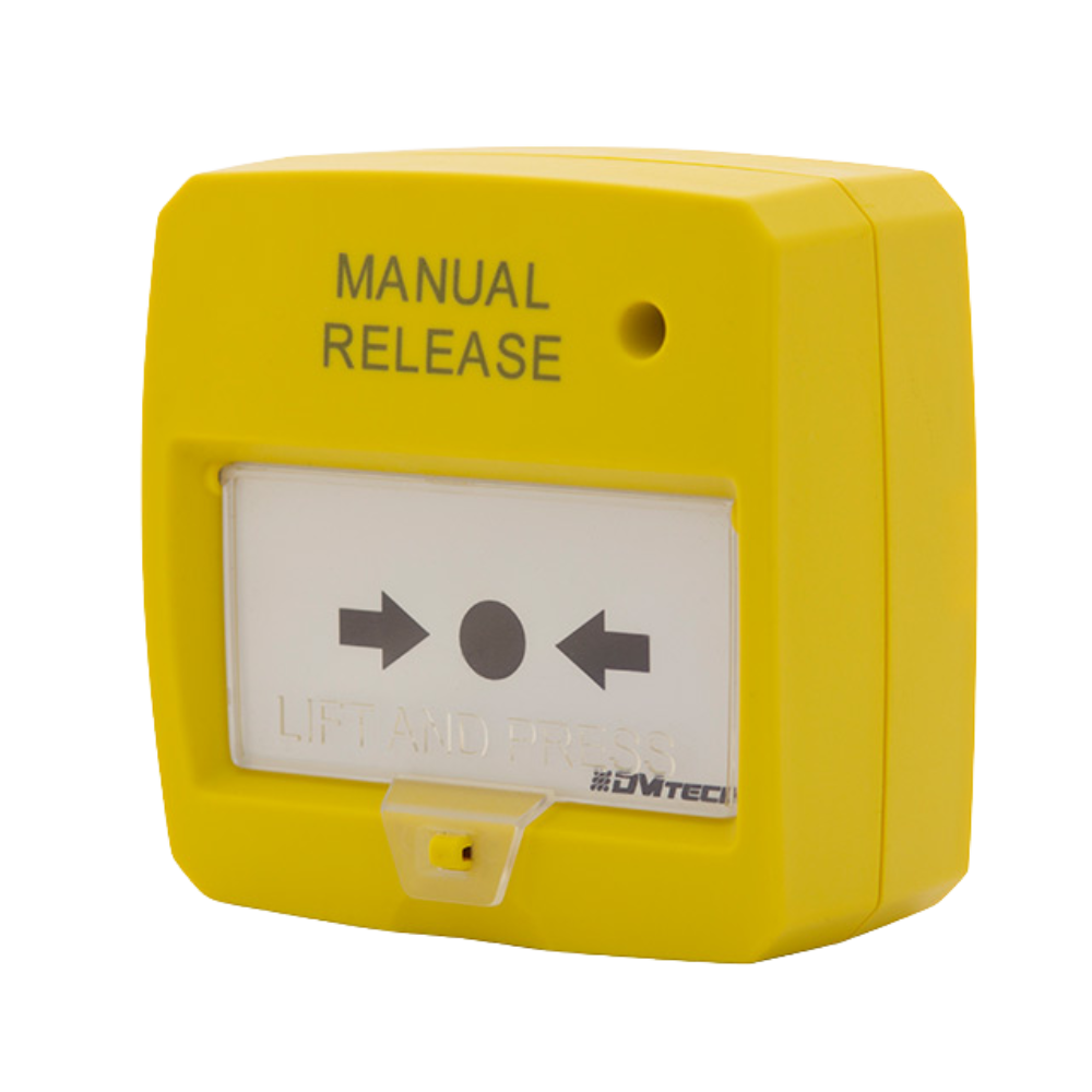 Handmelder voor blussing (geel)