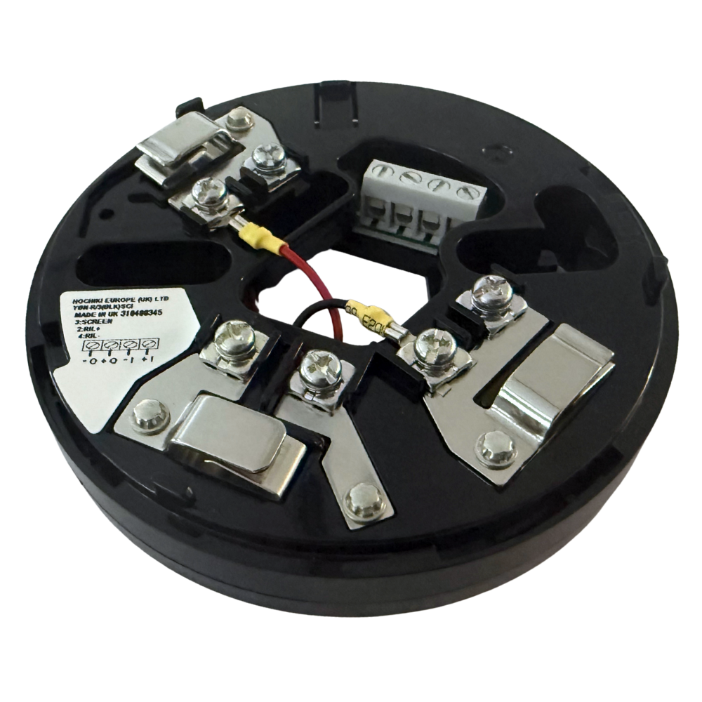 Hochiki montagesokkel met isolator, zwarte uitvoering