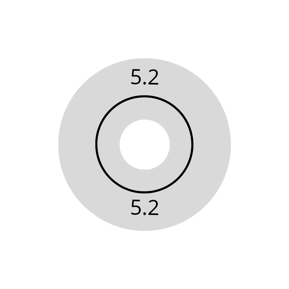 Wagner Rubber 5.2mm (VPE=10) voor diepvriesdetectie