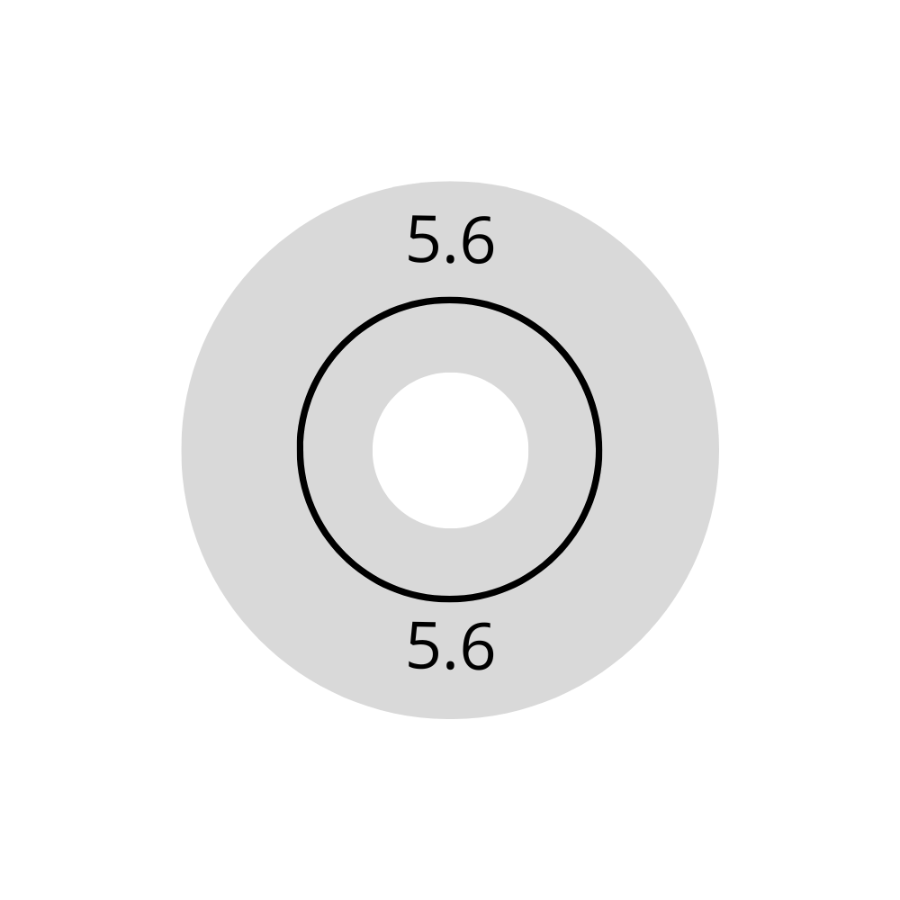 Wagner Rubber 5 .6mm (VPE=10) voor diepvriesdetectie