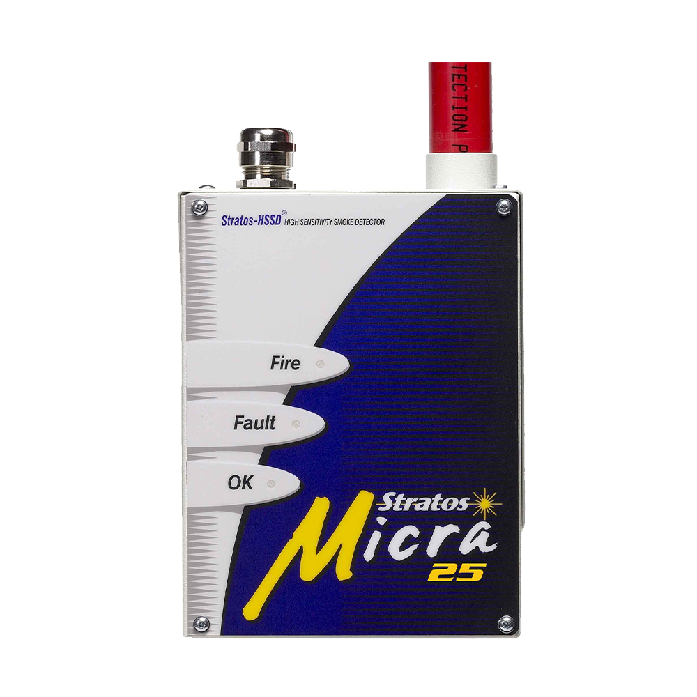 STRATOS Micra 25, laser aspiratie detector, incl. montagebasis