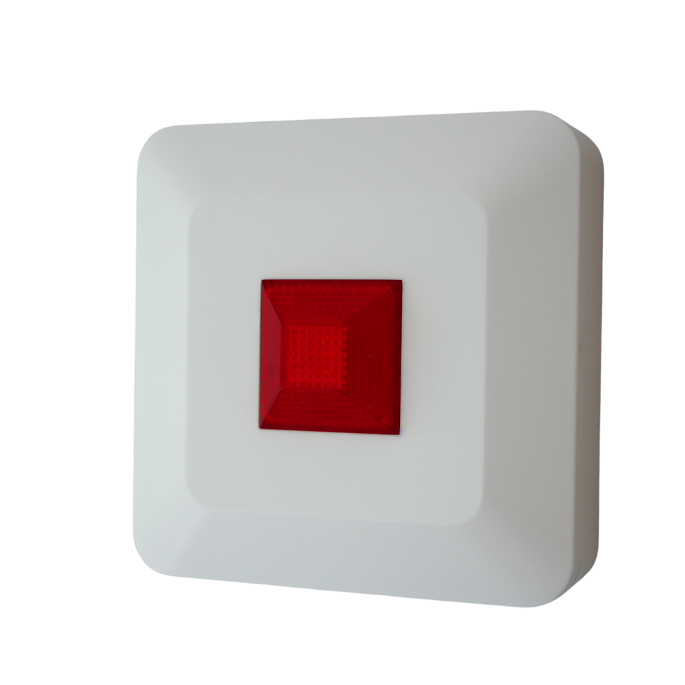 Nevenindicator vierkant inclusief opbouwrand