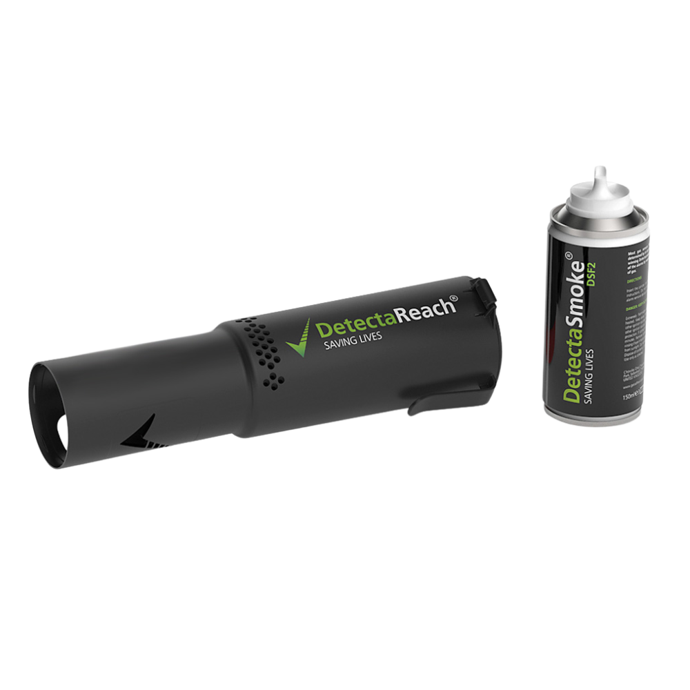 Rookmelder testgas met adapter DetectaReach DR1 (inclusief 150ml testgas DSF2R)