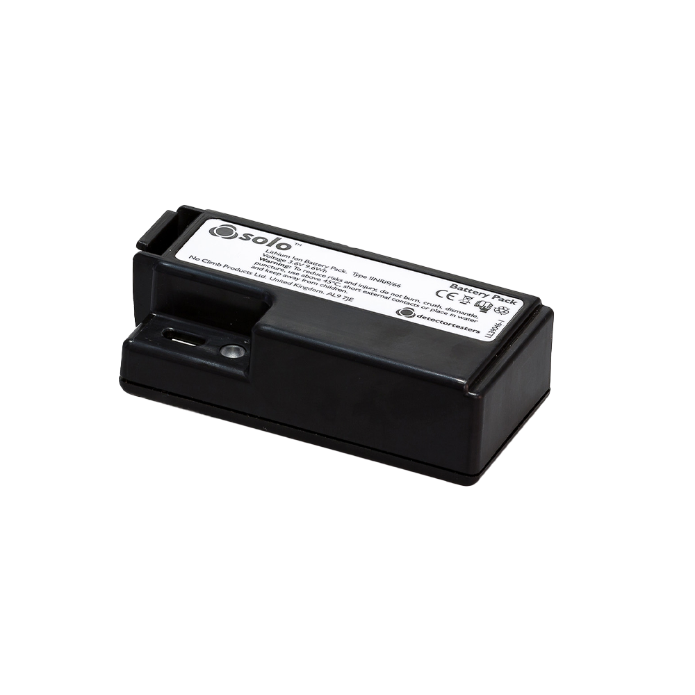 Accu  Solo370 voor rookmeldertester Solo365