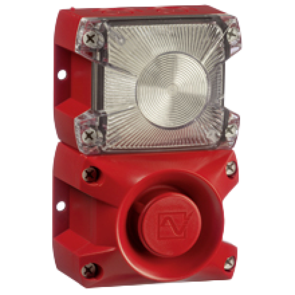 Combinatie sirene en flitslicht PA X 1-05 PATROL, 24 V DC