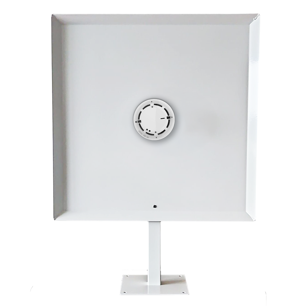 Rookvangkap t.b.v. rookmelder, RAL 9010