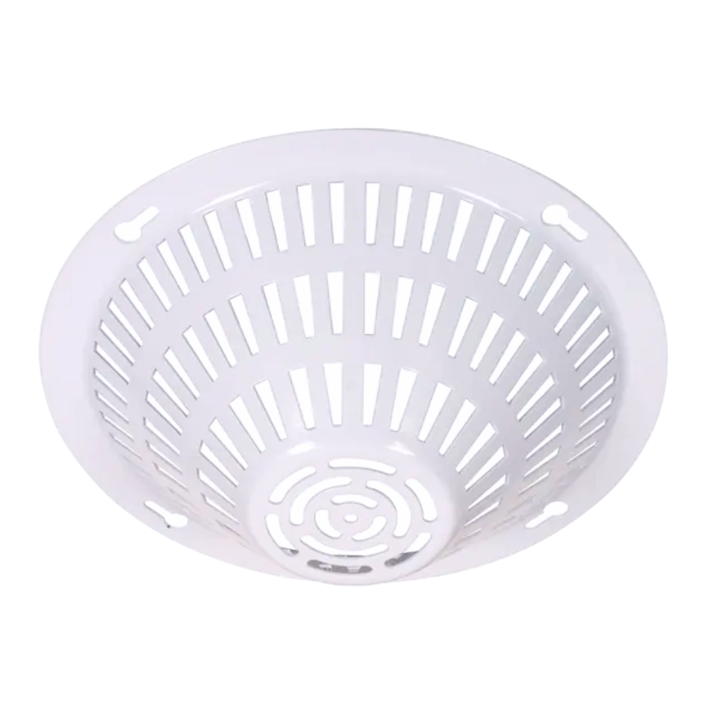 Wit stalen beschermkorf 203mm x 203mm x 76mm