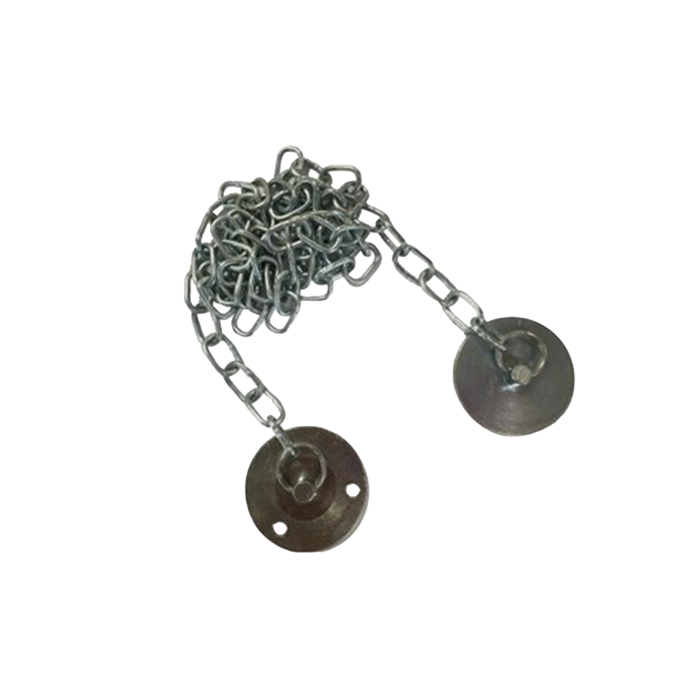 Ankerplaat met ketting 1 meter